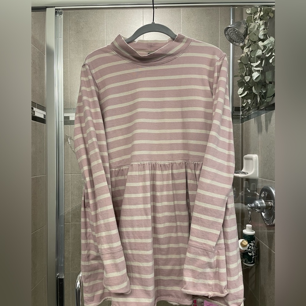 Free People BabyDoll Long Sleeve Shirt - Size L